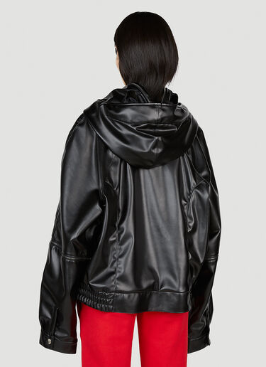 Mowalola Faux Leather Jacket Black mow0352003