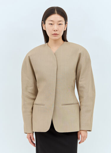Jacquemus La Veste Ovalo 外套 米色 jac0258001