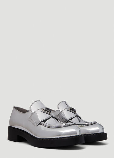 Mirrored Loafers Prada Mirrored Loafers Silver pra0251014