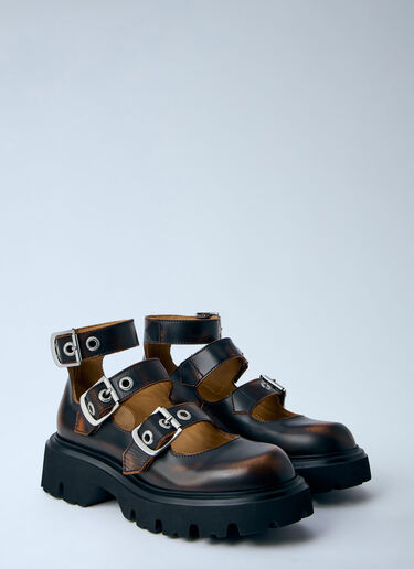 Vivienne Westwood Bacchus Mary Jane Shoes Brown vvw0264017