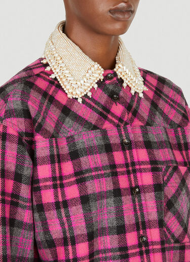 Gucci Tartan Shirt Pink guc0251030