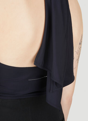 MM6 Maison Margiela Keyhole Halter Jumpsuit Black mmm0250008