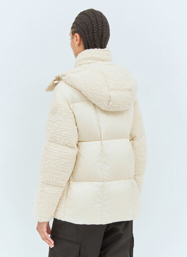 Moncler 파라나 트위드 쇼트 다운 재킷 크림 mon0258016