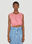 Lourdes Gathered Top Light Blue lou0249005