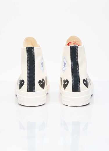 Comme des Garçons PLAY x Converse Multi-Heart Chuck 70 高帮运动鞋 白色 cpc0355008