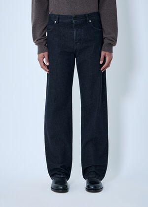 The Row Straight-Leg Denim Jeans Black row0163004