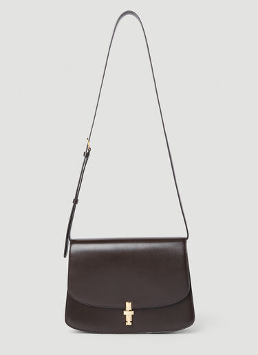 The Row Sofia 10 Shoulder Bag Dark Brown row0251017