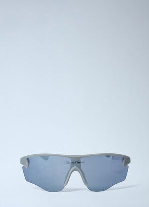 District Vision Junya Racer Sunglasses Silver dtv0362003