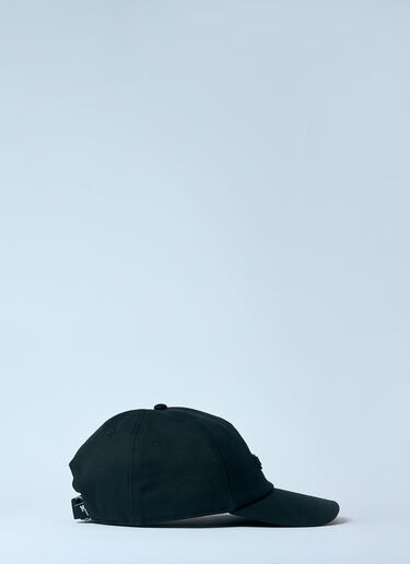 Moncler x FRGMT Hiroshi Fujiwara 로고 모티프 베이스볼 캡 블랙 mfr0160054