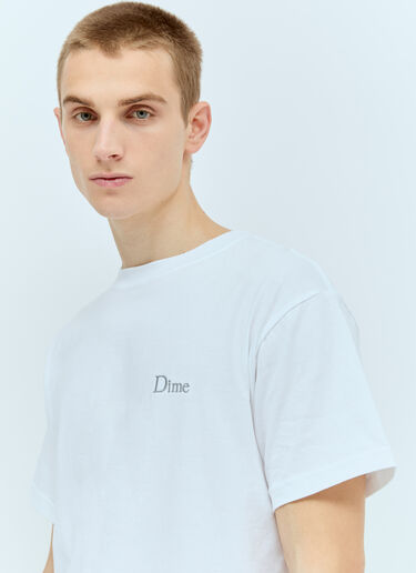 Dime クラッシック スモールロゴTシャツ ホワイト dmt0154012
