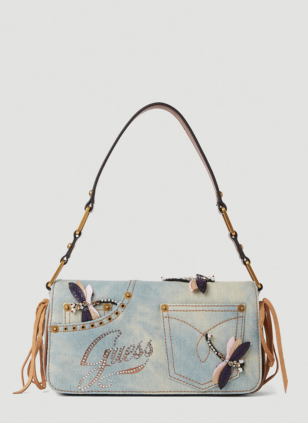 Guess denim cheap bag