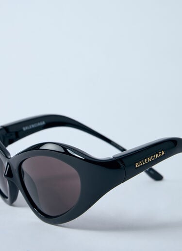 Balenciaga Orbit Cat Sunglasses Black bcs0260003