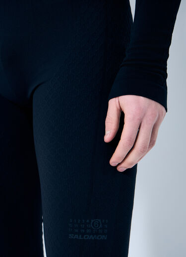 MM6 Maison Margiela x Salomon Textured Leggings Black mms0159005