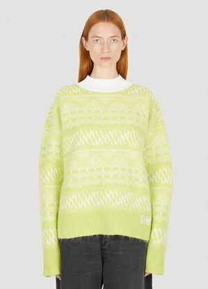 Eytys Ari Acid Sweater Green eyt0351002