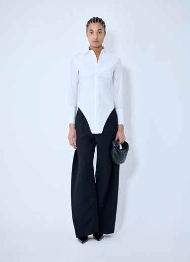 Jean Paul Gaultier Corset Shirt White jpg0260009