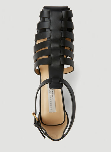 Cowboy Fisherman High Heel Sandals Stella McCartney Cowboy Fisherman High Heel Sandals Black stm0251020