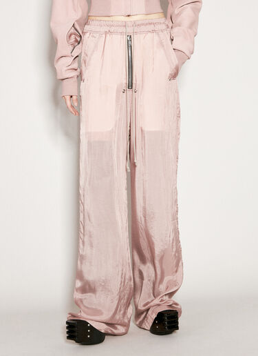 Rick Owens Satin Track Pants Pink ric0255001