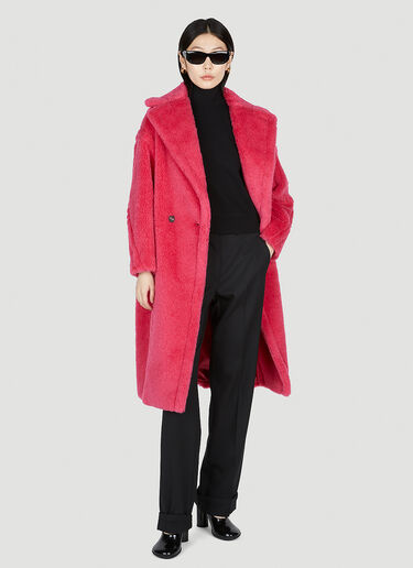 Max Mara Teddy Bear Icon Coat Pink max0253021