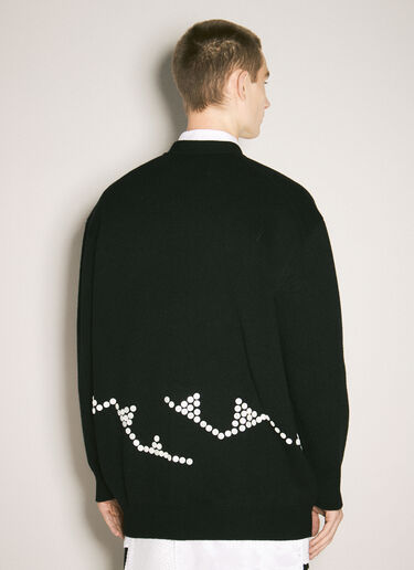 Comme des Garçons Homme Plus 飾りボタンカーディガン ブラック hpl0158005