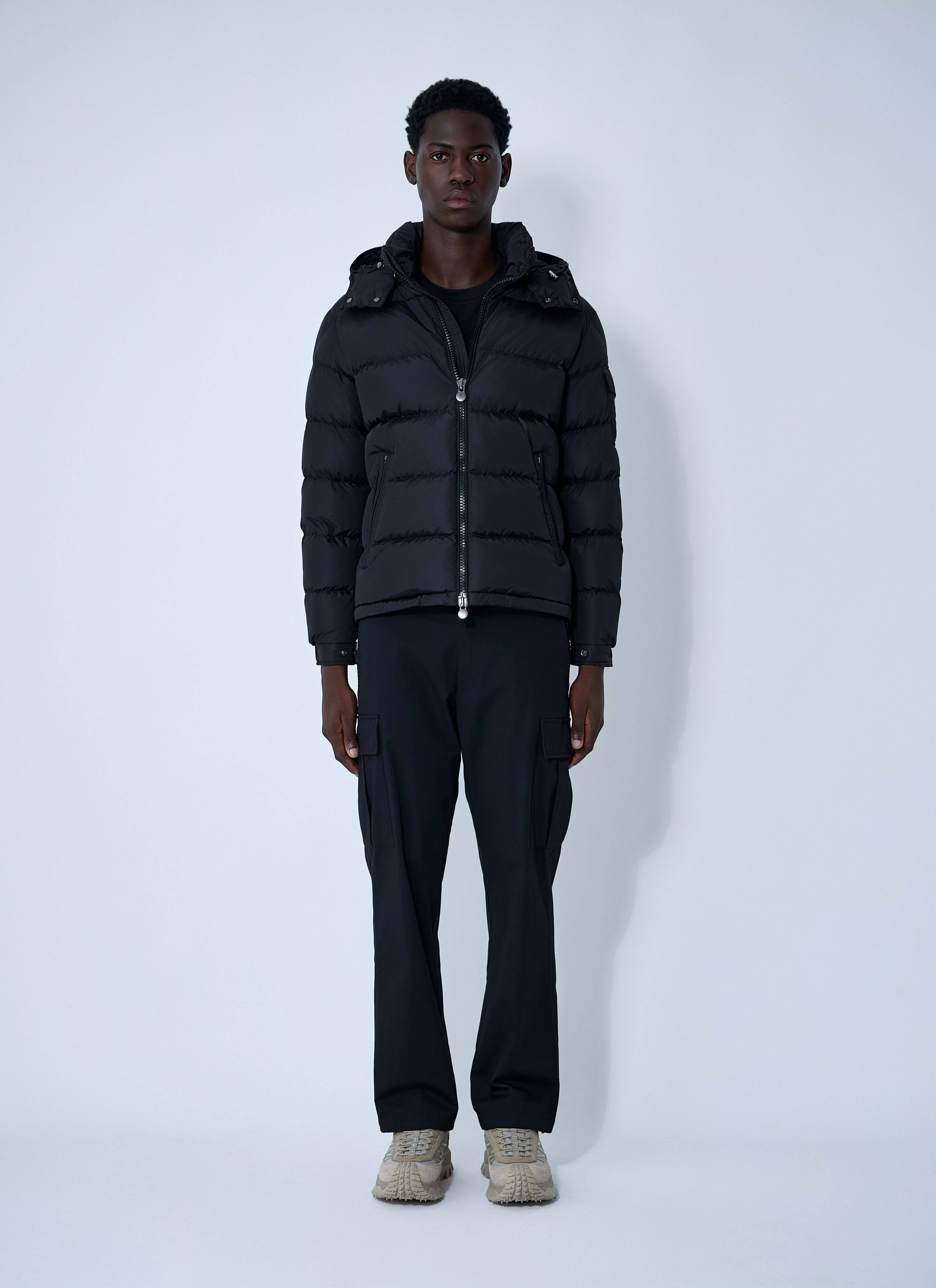 Moncler Men's' Maya Short Down Jacket in Black | LN-CC®
