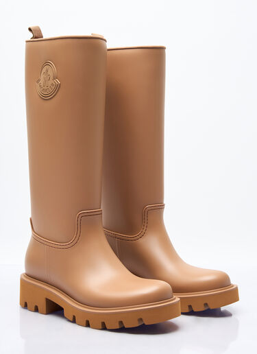 Moncler Kickstream High Rain Boots Camel mon0257001