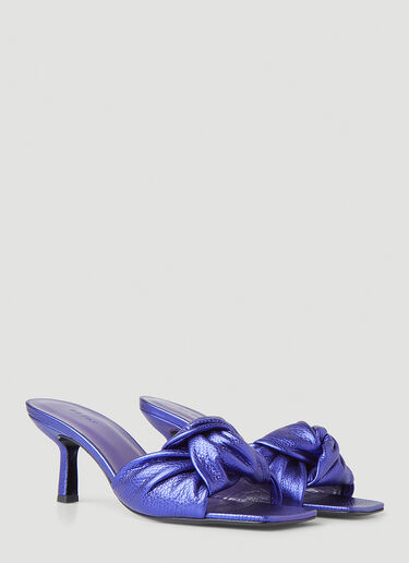 BY FAR Lana Mid Heel Mules Purple byf0250018