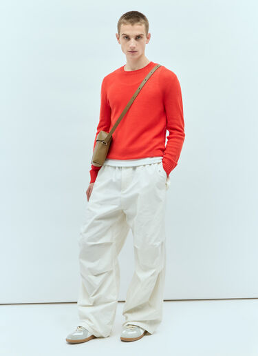 Jil Sander+ 크루넥 울 스웨터 레드 jsp0156006