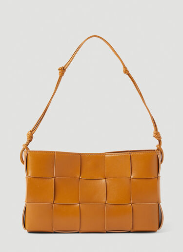 Bottega Veneta Intreccio Shoulder Bag Camel bov0251057