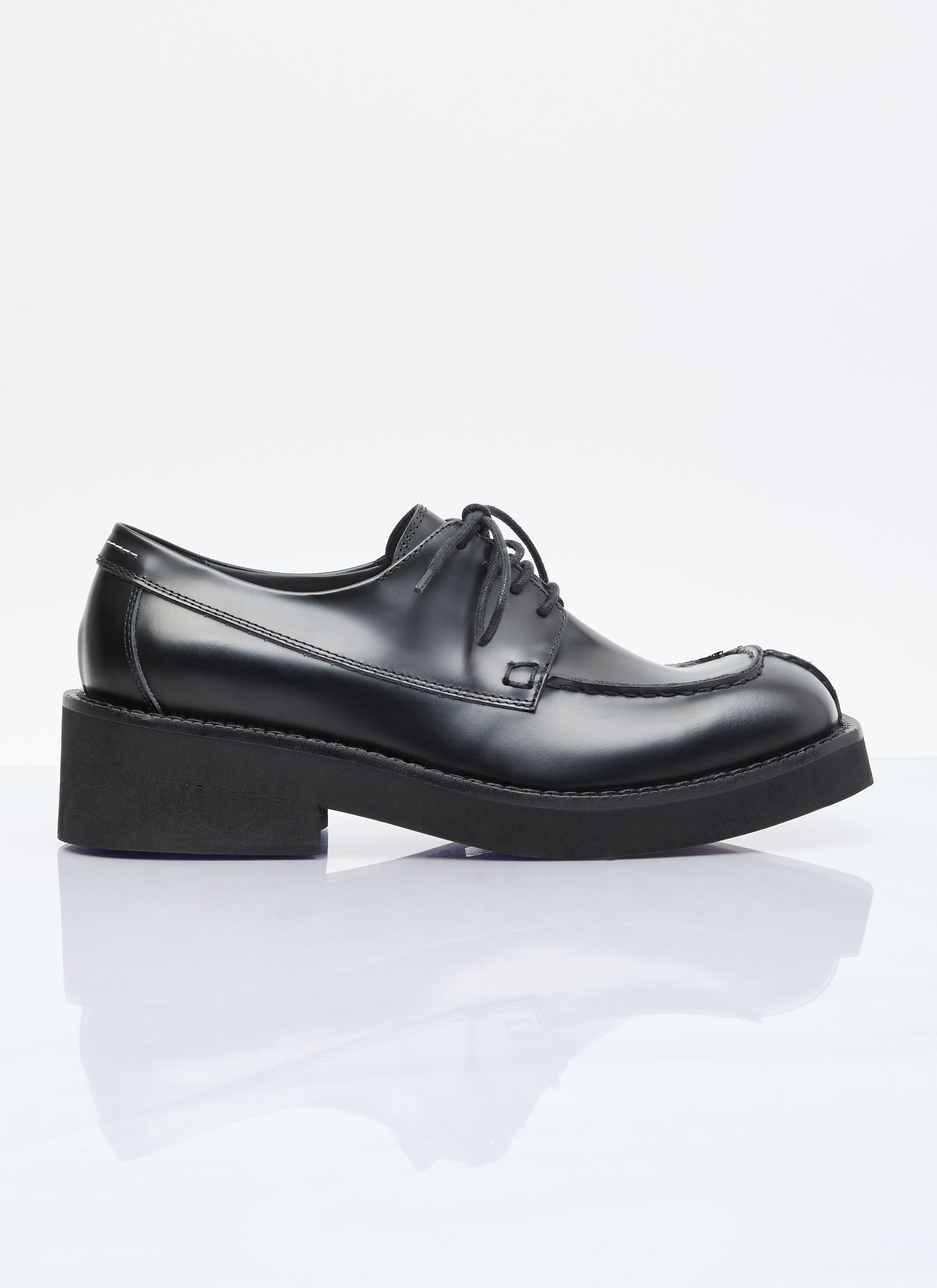 Comme des Garçons Homme Plus Split Toe Lace-Up Shoes Black hpl0156006