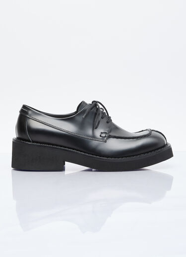 MM6 Maison Margiela Split Toe Lace-Up Shoes Black mmm0155013