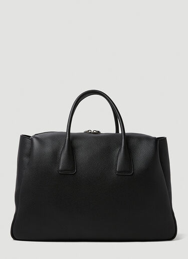 Prada Logo Plaque Weekend Bag Black pra0150023