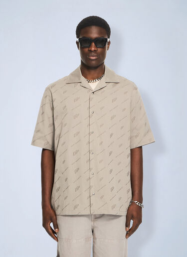 LN-CC® - Off-White: Owr Cotnyl Jacq Bowl Shirt - Multicolor Off-White Owr Cotnyl Jacq Bowl Shirt Multicolor ofw0164195