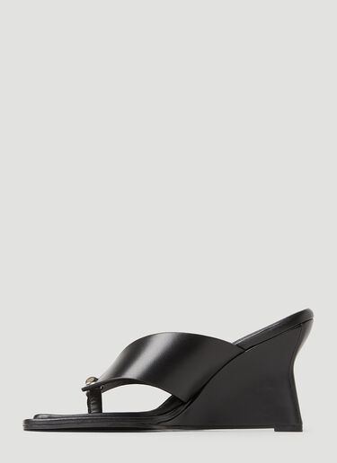Paris Georgia Dune Wedges Black pag0253006