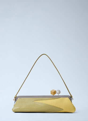 Jacquemus Salon MaÃ¯s 皮革手拿包 黄色 jac0264049