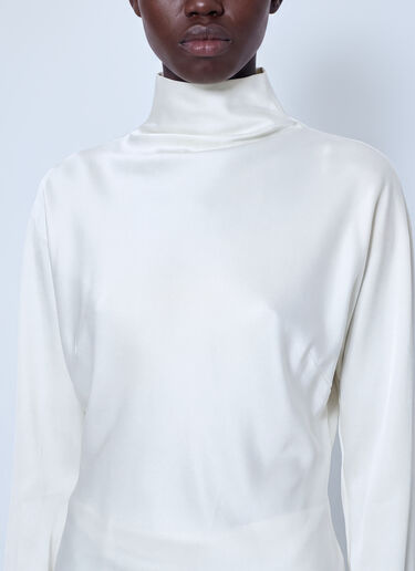 LN-CC® - RÓHE: Minimal Waisted Top - White RÓHE Minimal Waisted Top White roe0266011
