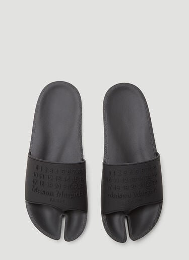 Maison Margiela Rubber Slides Black mla0143033