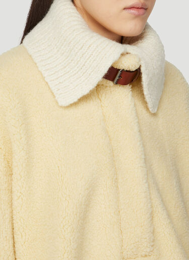 Isabel Marant Brigitte Fleece Jacket Cream ibm0247001