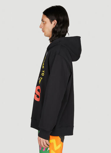선 후드 스웨트셔츠 Walter Van Beirendonck 선 후드 스웨트셔츠 블랙 wlt0152012