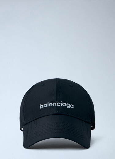 Balenciaga Embroidered Logo Cap Black bal0165009