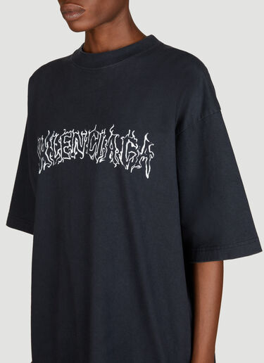 Balenciaga Darkwave Large Fit T-Shirt Black bal0355005