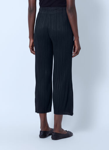 LN-CC® - Pleats Please Issey Miyake: July Pleated Pants - Black Pleats Please Issey Miyake July Pleated Pants Black plp0266001