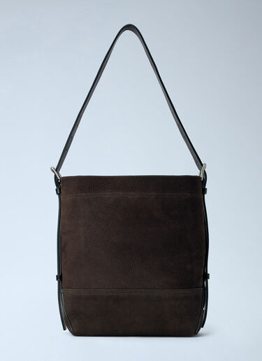 LN-CC® - Lemaire: Small Belted Tote Bag - Brown Lemaire Small Belted Tote Bag Brown lem0266027