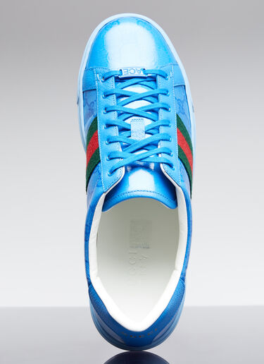 Gucci GG Crystal Canvas Sneakers Blue guc0154031