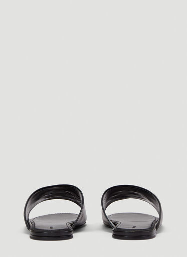 Oval BB Mule Sandals Balenciaga Oval BB Mule Sandals Black bal0243041