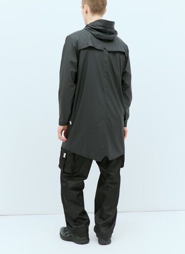 Rains 경량 롱 재킷 블랙 rai0356001