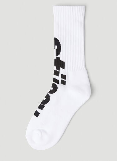 Stüssy Big Helvetica Socks White sts0152034