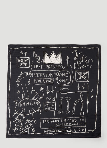 Honey Fucking Dijon Basquiat Scarf Black hdj0352014