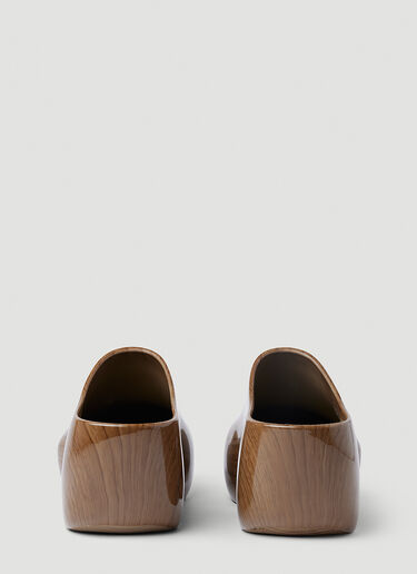 Balenciaga Technoclog Platform Clogs Brown bal0152064