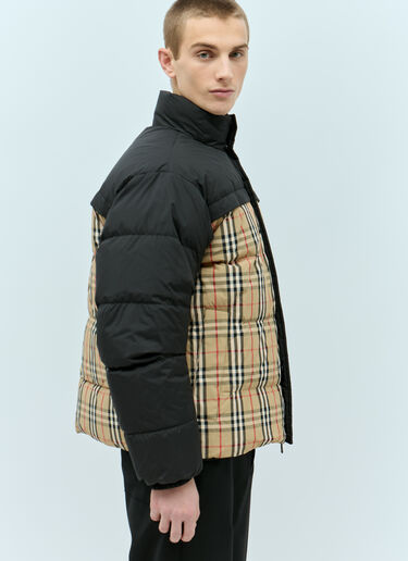 Burberry Reversible Oakmere Down Jacket Beige bur0153028