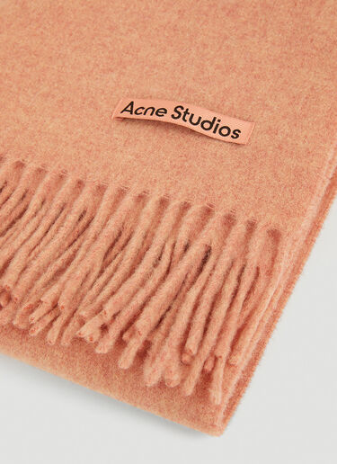 Acne Studios Fringed Scarf Pink acn0148067